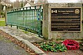 Mémorial en hommage aux soldats canadiens « The Calgary Highlanders » morts le 13 août 1944 à Clair-Tison pour la prise du pont sur la rivière Laize (rivière), reliant les communes de Tournebu et Potigny, Calvados.