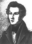 drawn portrait of Bruno Bauer