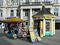 Historischer Kiosk am Kurfürstendamm Ecke Uhlandstraße