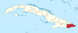 Provincia di Guantánamo – Localizzazione