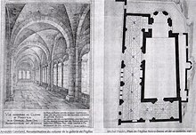 Plan de l'église Notre-Dame Etat primitif