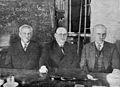 Академик А. Ф. Иоффе, Я. И. Френкель и О. Г. Гольдман, Киев, 1936 год