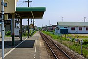 鉄道時代のホーム（2009年7月）