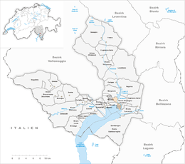 Tendru-Cuntra - Localizazion