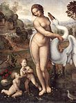 Leda i el Cigne, per da Vinci