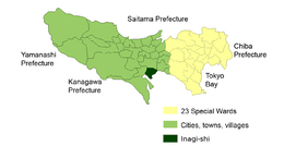 Inagi – Mappa
