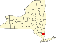 Locatie van Putnam County in New York