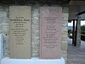 Racknitz-Epitaphe an der Friedhofskapelle Heinsheim