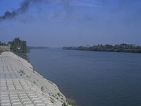 Papaloapan river in front of Carlos A. Carrillo, Veracruz.