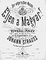 Straussova polka „Éljen a Magyar!” (1869)