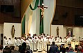 Bishop Calvo ordaining Father Lucio Zuniga Rocha at the Saint Therese of the Little Flower Catholic Church in Reno.