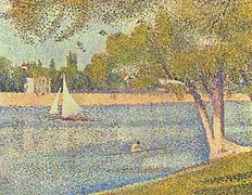 El Sena y la Grande Jatte en primavera 1888, Museos Reales de Belles Artes de Bélxica