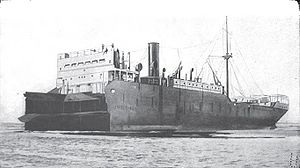 SS Liberty Glo after mine collision