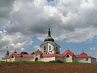 Johann-Nepomuk-Wallfahrtskirche von Zelená Hora