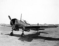 Curtiss-Wright CW-22 at NAS Jacksonville on January 8, 1942.