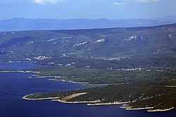 Pohled na severní pobřeží Hvaru