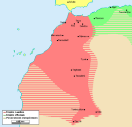 Sultanato Sa'diano - Localizzazione