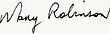 Signature de Mary RobinsonMáire Mhic Róibín