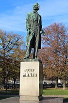 Statue of Josef Mánes