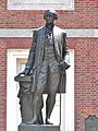 George Washington (original marble 1869, bronze replica 1910), Independence Hall, Philadelphia