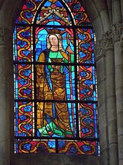 Ecclesia, vitrail du transept nord, cathédrale de Châlons-en-Champagne, 2e moitié du XIIIe siècle