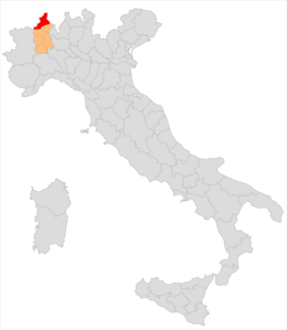 Circondario di Ossola – Localizzazione