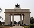 Der Black Star Arch in Ghanas Haupststadt Accra, nationales Symbol für die Unabhängigkeit des Landes