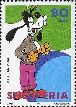 Stamp_of_Albania_-_2001_-_Colnect_372088_-_Goofy_1932_Animal_Cartoon_Character