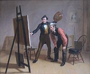 Уильям Сидни Маунт . «Высшее достижение художника», 1838 , Пенсильванская академия изобразительных искусств