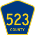 County Route 523 marker