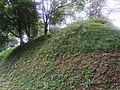Eathen wall of Hachigata castle