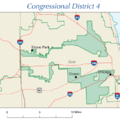 4.º distrito de Illinois em 2004.