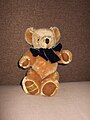 An "Ironbridge Gold" teddy bear, one of the company's regular designs, made c. 2010