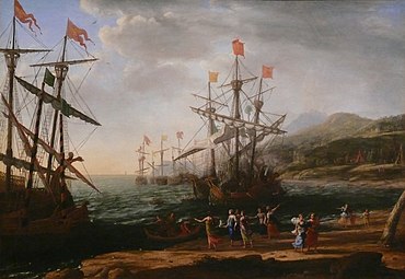 Les Troyennes incendiant leur flotte (1643), New York, Metropolitan Museum of Art.