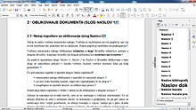 LibreOffice Writer v Windows