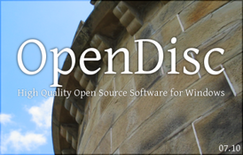 Скриншот программы OpenDisc