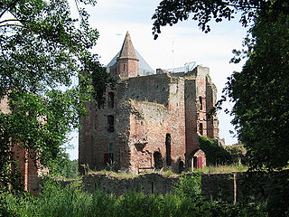 Brederode castle in Santpoort, near Haarlem