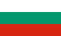 The flag of Bulgaria, a simple horizontal triband.