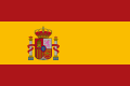 Španělská vlajka Poměr stran: 2:3