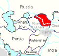 Khanate of Kokand (1709–1876 AD) in 1860 AD.