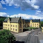 Linköpings stadshus, Storgatan 43, skolans byggnad 1864-1915.