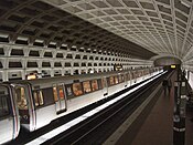 Pentagon City Metro station in Arlington, Virginia