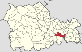 Location in Neamț County