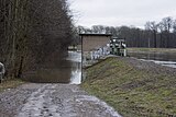 Das geöffnete Nahle-Auslassbauwerk Januar 2011