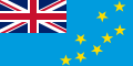 Σημαία εν χρήσει από τον Οκτώβριο ως το Δεκέμβριο του 1995. Το Τουβαλού άλλαξε ελαφρώς τη σημαία, μειώνοντας από 9 σε 8 τον αριθμό των αστεριών.