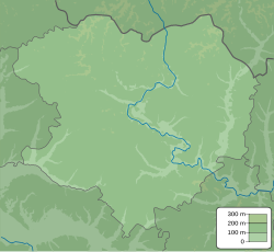 Vovchansk trên bản đồ tỉnh Kharkiv