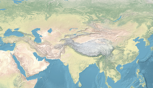 Sui dynasty is located in Continental Asia