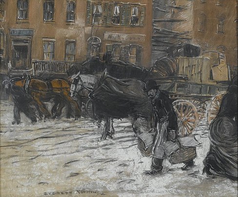 Inverno nella 21ª strada, New York 1889 - Brooklyn Museum
