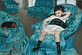 Fetiţa în fotoliu albastru, 1878, National Gallery of Art, Washington D.C.