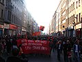 nicht angemeldete Demonstration am Abend des 1. Mai 2005 in Berlin-Kreuzberg